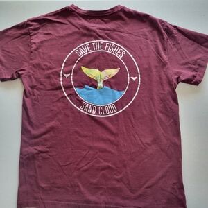 Sand Cloud Maroon Tshirt